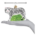 thumbnail image 5 of Old World Christmas Ornaments White Tiger Glass Blown Ornaments for Christmas Tree, 5 of 6