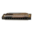 Hohner BluesBand Harmonica Key of C Blues Band Stainless Steel, 1501