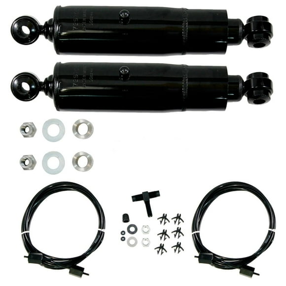 Gabriel 49110 HiJackers Rear Adjustable Air Shock Absorbers Fits Dodge 880 A100 Coronet Dart Lancer Meadowbrook Polara Chrysler 300; DeSoto; Edsel Corsair; Plymouth Barracuda (1 Pair)