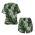 thumbnail image 5 of Xecao Tropical Palm Leaves1 print Swimsuit for women, Summer-ready, sporty style.Quick-dry fabric. Many sizes & colors., 5 of 9