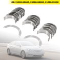 thumbnail image 3 of Cojinetes de varilla principal y cigüeñal del motor para Hyundai Sonata 2.4L 21020-2G100, 3 of 11