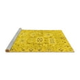 thumbnail image 2 of Ahgly Company Machine Washable Indoor Rectangle Abstract Yellow Modern Area Rugs, 4' x 6', 2 of 4