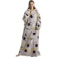 thumbnail image 2 of Oversized Blanket Hoodie,Adult Snuggle Fleece Wearable Blanket Fluffy Giant Hooded Sweatshirt, 2 of 7