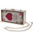 thumbnail image 3 of Bolso de noche Pearl & She Crystal Rhinestone Queen of Hearts, 3 of 8