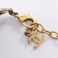 thumbnail image 4 of Pre-Owned CHANEL Coco Mark Choker Accessory, GP (Gold Plated), Leather, Women's, Gold and..., 4 of 7