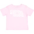 thumbnail image 3 of Inktastic Nebraska Silhouette Mandala Boys or Girls Toddler T-Shirt, 3 of 5