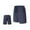 Navy, variant on ZRGHAOYLQ Workout Shorts for Men Summer Casual Drawstring Athletic Shorts Gym Liner Quick Dry Running Shorts with Pockets Basic Solid Color Shorts Activewear Gift for Men