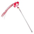 thumbnail image 2 of SPRING PARK Cat Toys Interactive Teaser Wand Stick Toy with Tassels Pompom Plush Ball Bell Catcher for Cats Kitten, 2 of 7