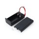 thumbnail image 5 of Cajas de soporte de batería de CC de 9 V Caja de almacenamiento de batería de plástico negro duradero de 9 V con cable de encendido Interruptor ON/OFF, paquete de 3 Unbranded GSOT21500, 5 of 6