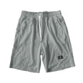 thumbnail image 5 of Mens Shorts Casual Summer Elastic Waist Textured Straight Leg Loose Fit Lightweight Lounge Shorts with Pockets, 5 of 5