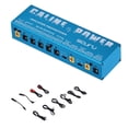 thumbnail image 4 of Pedal de Efectos de Guitarra CP05, Fuente de Alimentació Multidireccional P1 Aislada para Fuente de Alimentación de Pedal de Guitarra, Carcasa de Aluminio liderado Azul, 4 of 7