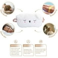 thumbnail image 5 of 3D Cute Silk and Plush Eye Mask with Adjustable Strap for Comfortable Sleep and Multiple Designs, 5 of 5
