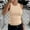 Beige, variant on SNKSDGM Female Womens Tank Tops Athletic Fitted Tank Top for Women Fitted Basic Tanks Women's Strap Tank Top Sexy Trim Backless Vest Summer Going Out Tops Xxl