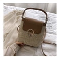 thumbnail image 2 of Bolsas pequeñas de paja DENGXMXG para mujer bolsos de verano carteras y bolsos de viaje de hombro, 2 of 5