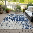 thumbnail image 6 of Addison Rugs Chantille Indoor/Outdoor Transitional Abstract Navy Washable Rectangle Rug, 5' x 7'6", 6 of 6