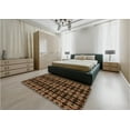 thumbnail image 4 of Ahgly Company Indoor Square Patterned Light Brown Area Rugs, 5' Square, 4 of 6