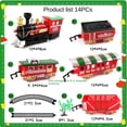 thumbnail image 4 of Christmas Electric Rail Car Toy Train Set Model Railway Set Children's Electric Car, 4 of 4