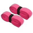 thumbnail image 2 of Tennis Racket Grip Tape, Polyurethane Nitrogen Fiber 2 PCS Tennis Racquet Overgrips Thickened Shock Absorption  For Exercise Red,Blue,Pink,Yellow,Orange, 2 of 8