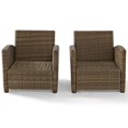 thumbnail image 5 of Pemberly Row 2 Piece Outdoor Wicker Seating Set with Sangria Cushions, 5 of 7