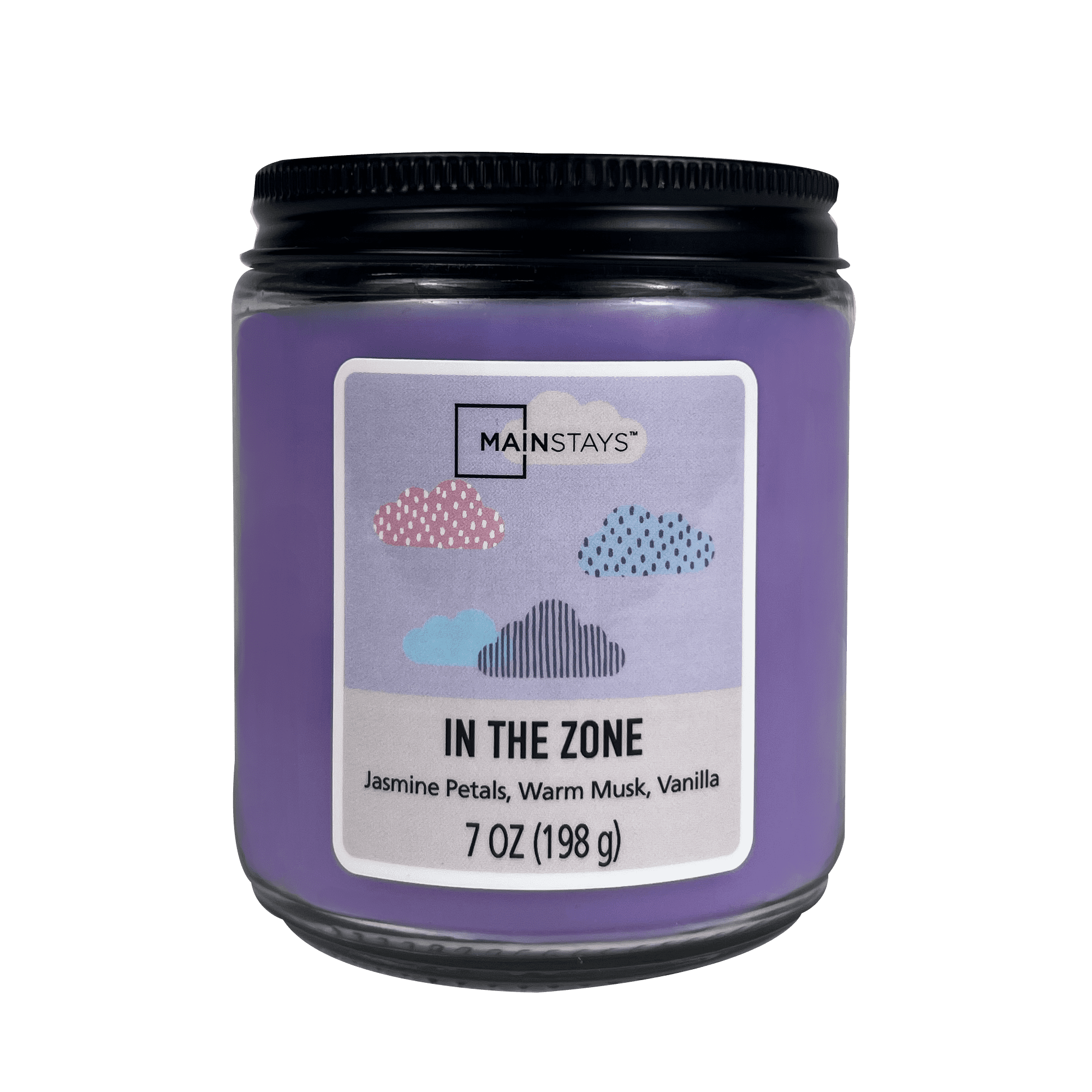 Mainstays Scented Candle Twist Jar, In The Zone, 7 oz. Single Wick