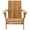 Oak, variant on Safavieh Alton Outdoor Wood Adirondack Chair, Oak