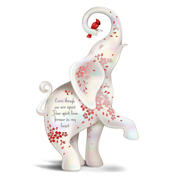 The Hamilton Collection Forever In My Heart Elephant Figurine by Blake Jensen 6-inches