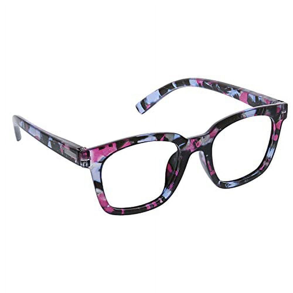 Forever 21 Women's Blue Light Square Reader Glasses in Pink/Clear | Back to School Essentials | F21