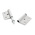 thumbnail image 2 of Uxcell 2.5-inch Length Stainless Steel Lift off Detachable Flag Hinge Silver Tone 1Pc, 2 of 4