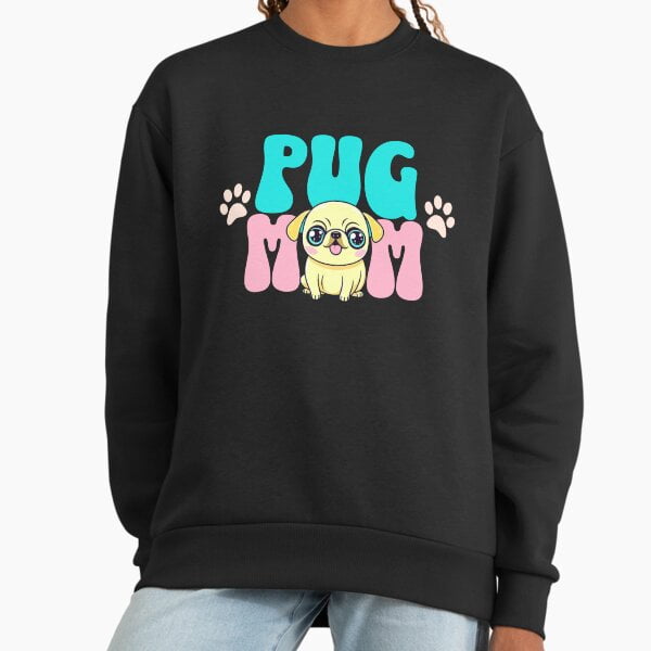 Teereso Chandail Graphique Mignon de Maman Carlin Chien Unisexe en Molleton Douillet