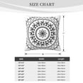 thumbnail image 4 of ZICANCN Tattoo Spiritual Circle Decorative Throw Pillow Covers, Bed Couch Sofa Decorative Knit Pillow Covers for Living Room Farmhouse, 24"x24", 4 of 8