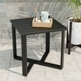 thumbnail image 2 of EAGLE PEAK Urban Slate Modern Outdoor Side Table, Weather-Resistant Steel Accent Patio Table, 2 of 8