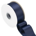 thumbnail image 1 of Joycrosso Navy Ribbon 2 Inch Wide Thick Fabric Ribbon, 50 Yards Double Faced Satin for Gift Wrapping Floral Bouquets Wedding Party Decoration, 1 of 7