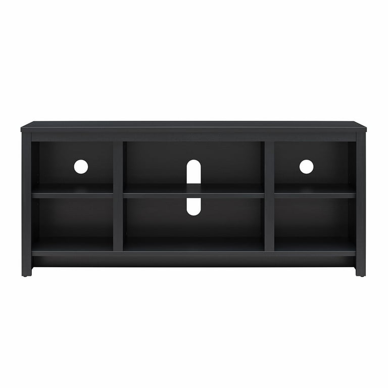 Mainstays Parsons TV Stand for TVs up to 50", Black Oak Finish