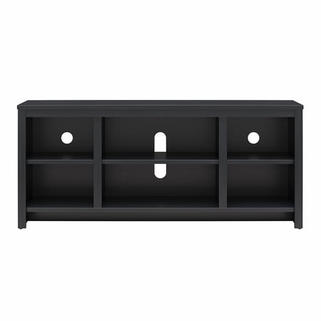 MAINSTAYS PARSONS TV STAND FOR TVS UP TO 50″, BLACK OAK FINISH