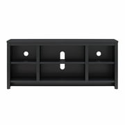 Mainstays Parsons TV Stand for TVs up to 50, Black Oak Finish