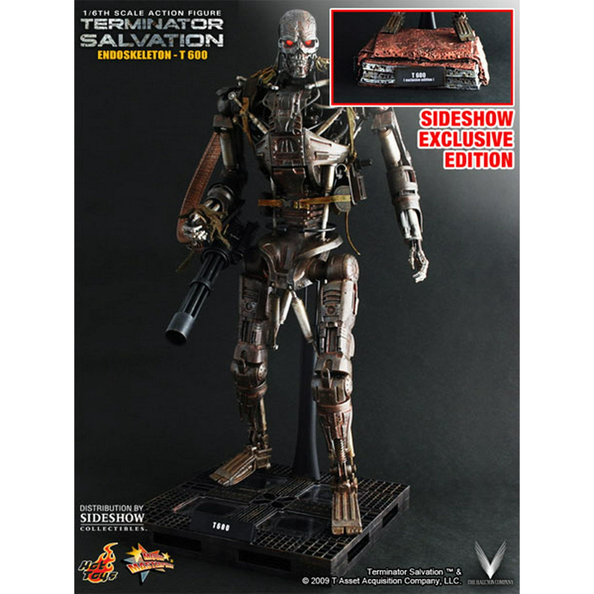 Sideshow Hot Toys Action Figure Terminator Salvation 1 6 Scale T 600 Exclusive