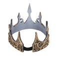 thumbnail image 5 of Unisex Vintage Crown, Medieval Tiara with Elastic Band for Halloween/ Costume Play, 5 of 7