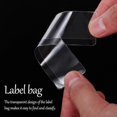 thumbnail image 5 of Plastic Card Sleeves Adhesive Label Holders for Office Daily Life Pvc with Paper Labeling 1 Set, 5 of 5