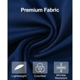 thumbnail image 6 of Zehisen Men's Long Sleeve Shirt Rash Guard Swim Shirt UPF 50+ UV Protection Quick Dry Lightweight Running Athletic Swim Navy L, 6 of 7