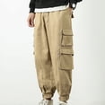 thumbnail image 5 of Puntoco Pantalones casuales largos para hombre, pantalones de trabajo lavados con múltiples bolsillos para hombre, pantalones casuales para exteriores, 5 of 5