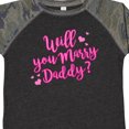 thumbnail image 4 of Inktastic Will You Marry Daddy Boys or Girls Toddler T-Shirt, 4 of 5