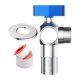 thumbnail image 4 of Válvula angular para grifo de baño, válvula de agua, repuestos, accesorios, conexión para inodoro Azul, 4 of 9