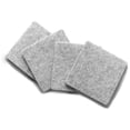 thumbnail image 6 of Yahome Heat Resistant Place Mats Sets of 12,Felt Cloth Placemat Glass  Cutlery Bag,Protective Dining Table Pad,Non Slip and Washable for Home Kitchen 17x12 inch Light Grey, 6 of 7