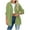 Green, variant on ICHUANYI Womens Classic Solid Button Down Long Sleeve Shirt Coat Flannel Jacket Casaul Loose Pocket Shirts Fall Winter Clothes Outfits 2023