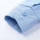 thumbnail image 5 of Camisa de manga larga con cuello vuelto para hombre - Diseño liso - Algodón - Informal para todas las estaciones - Tallas M-XXXL, 5 of 6