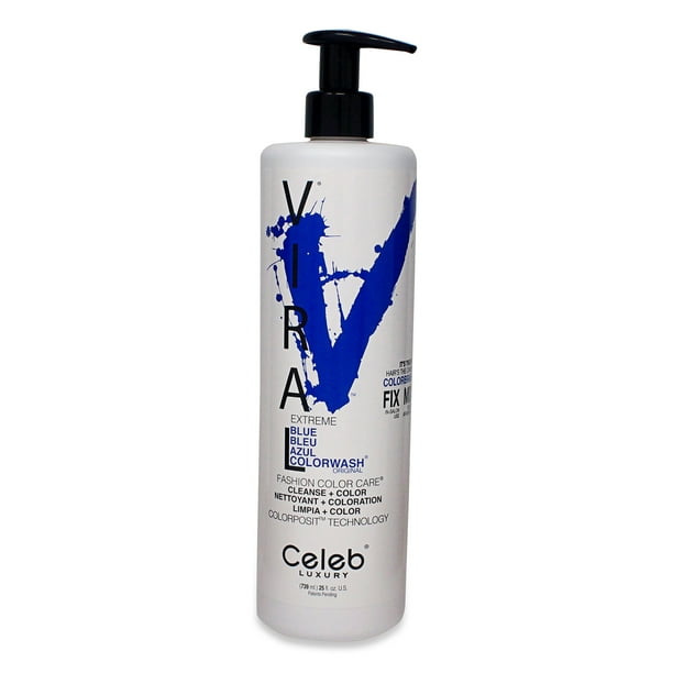 Celeb Luxury Viral Extreme Blue Color Wash Shampoo 25 oz