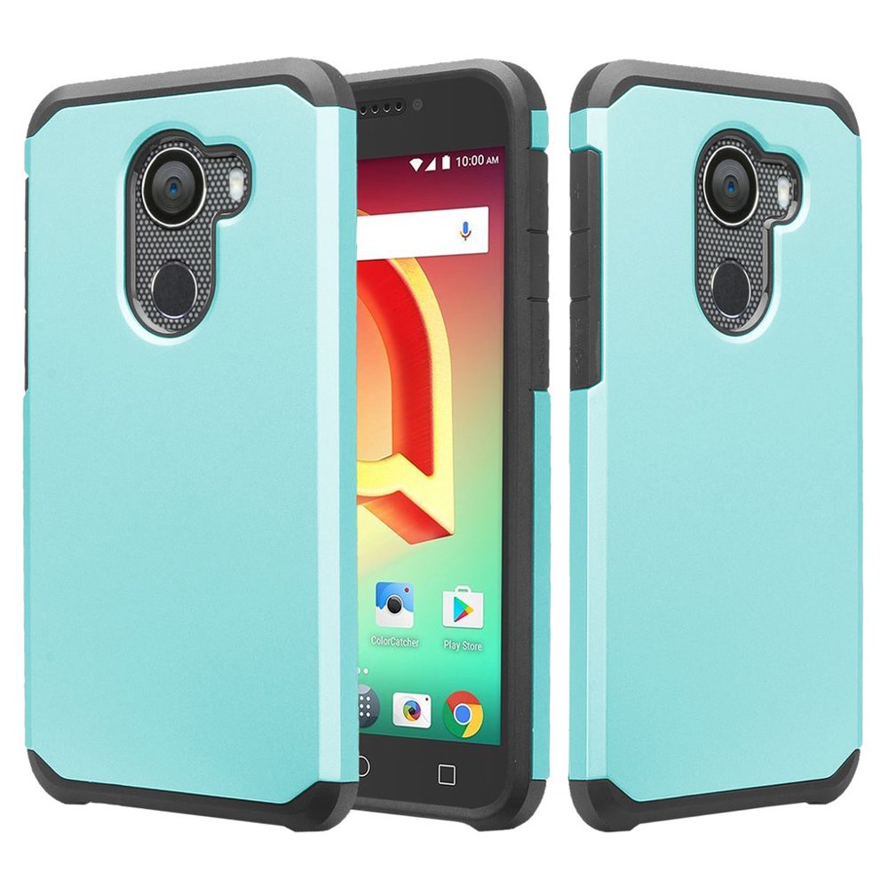 Jitterbug Smart 2 (5.5inch) Case, Shock Proof Hybrid Case [Temper Glass
