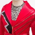 thumbnail image 4 of Red Halloween Cosplay Costume Full Set Crimson Villain Princess Jumpsuit Outfit Storybook Fantasy Dress-Up Apparel for Festive Party Themed Events, 4 of 6