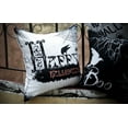 thumbnail image 2 of Halloween Holiday Collection Decorative Throw Pillow, 18" x 18", Crow Boo , 1 Pack, 2 of 4