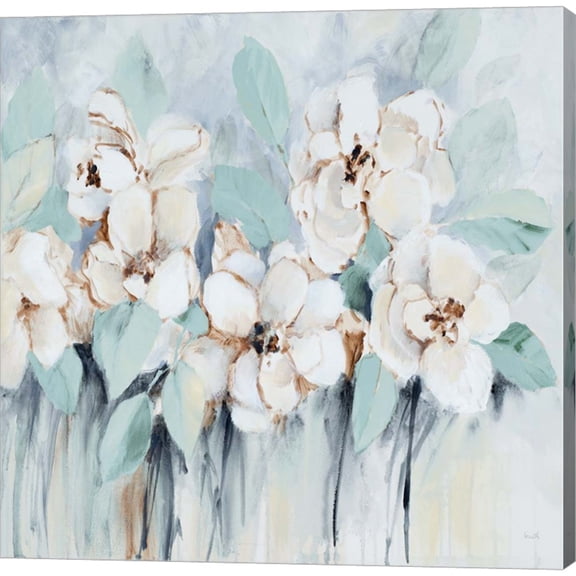 Great Art Now Modern Blue Fleurs Square by Lanie Loreth, Canvas Wall Art, 12W x 12H
